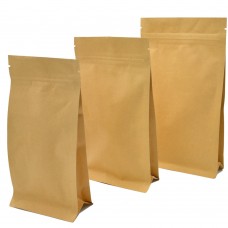 Σακουλάκια τύπου Doy-Pack με zip και kraft επένδυση εξωτερικά 939-24