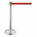 Κολωνάκι οριοθέτησης ασημί (inox) ύψους 91cm 2m
