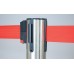 Κολωνάκι οριοθέτησης ασημί (inox) ύψους 91cm 2m