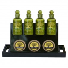 Βάση τοποθέτησης προϊόντων Amenities, πλαστική ΜΑΥΡΗ AM-305/BK σετ 10 τεμαχίων