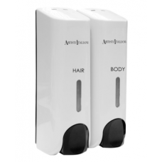 Πλαστικός Διπλός διανεμητής, 2x350ml, Artisti Italiani AI-ZDP-A350