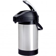 Ισοθερμική Περιστρεφόμενη Κανάτα Airpot Easypush 3.5 Lt, Ανοξείδωτη 18/10, Jos Ten Berg EASYPUSH-3.5/BΚ