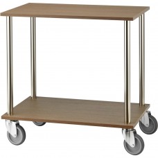 Τρόλεϊ σερβιρίσματος GUERIDON, 80x50xΥ80cm, ανοιχτό δρυς, abert Ιταλίας V430451001
