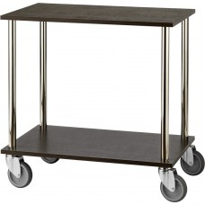 Τρόλεϊ σερβιρίσματος GUERIDON, 80x50xΥ80cm, σκούρο δρυς, abert Ιταλίας V430451002