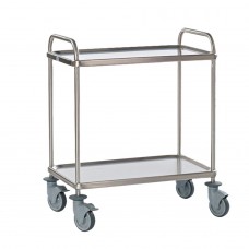 Τρόλεϊ κουζίνας INOX, 2 ράφια, 94x60xΥ96cm, εξαιρετικής ποιότητας, Matfer MF.778106