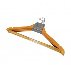 Πακέτο 3 κρεμάστρες ξύλινες με ράβδο, 44.5x1.2x23cm WS-42/593 σετ 4 τεμαχίων