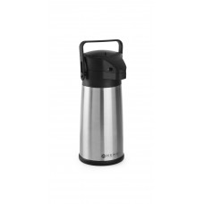 Κανάτα θερμός με τρόμπα air pot 2,2 lt, inox HENDI 448908